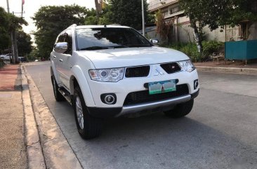 Pearl White Mitsubishi Montero Sport 2013 for sale in Quezon City