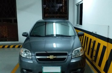 Grey Chevrolet Aveo 2007 Sedan for sale in Manila