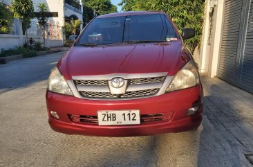 Red Toyota Innova 2007 for sale in Manila