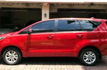 Selling Red Toyota Innova 2018 for sale in Manila