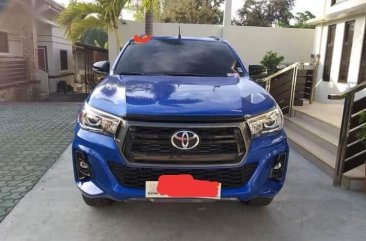 Blue Toyota Hilux 2009 for sale in Quezon City