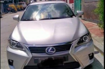 Silver Lexus Ct200h 2014 for sale in Quezon City