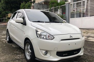 White Mitsubishi Mirage for sale in Quezon City