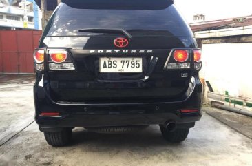 Black Toyota Fortuner 2016 for sale in Manila