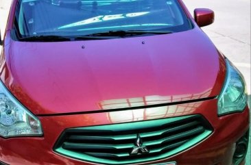 Selling Red Mitsubishi Mirage g4 2015 in Kalayaan