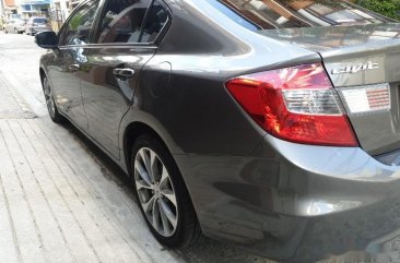 Grey Honda Civic 2012 for sale in Automatic