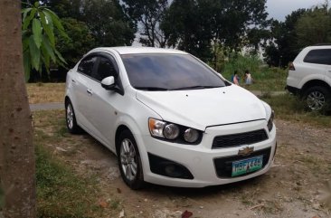 White Chevrolet Sonic for sale in Quezon City