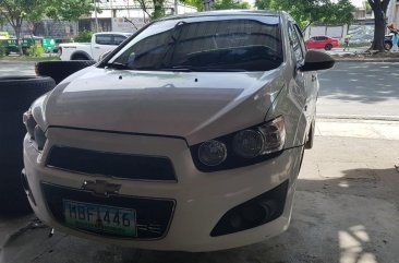 White Chevrolet Sonic for sale in Quezon City