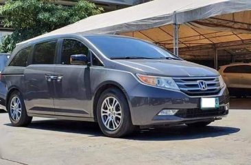 Grey Honda Odyssey 2012 for sale in Manila