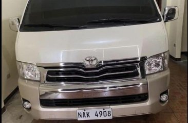 White Toyota Hiace Super Grandia for sale in Manila