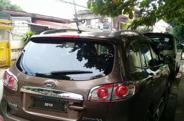 Brown 2010 Hyundai Santa Fe CRDi Premium for sale in Manila