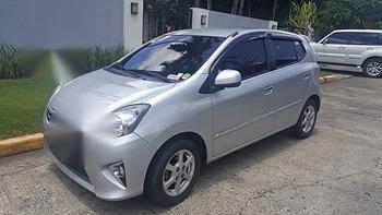 Silver Toyota Wigo for sale in Manila