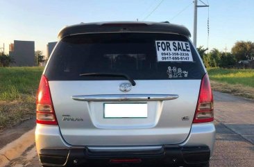 Silver Toyota Innova 2005 SUV at 100000 km for sale in Biñan