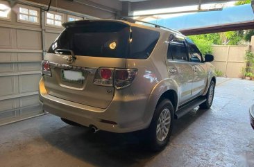 Grey Toyota Fortuner G 4x2 Auto 2013 for sale in Las Pinas