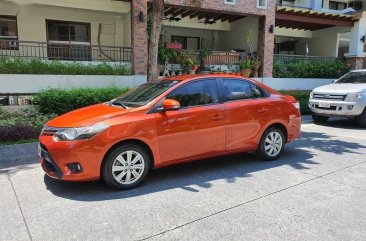 Orange Toyota Vios 1.5 G Manual 2014 for sale in Pasig