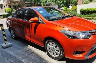 Orange Toyota Vios 1.5 G Manual 2014 for sale in Pasig