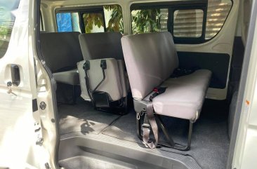 White Toyota Hiace Manual 2019 for sale in Quezon City