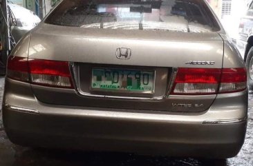 Silver Honda Accord for sale in Quezon 