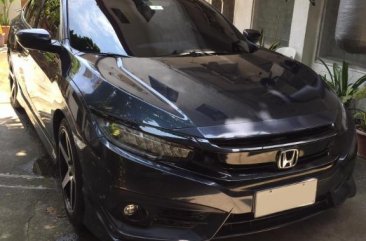 Selling Black Honda Civic RS Turbo Modulo Auto 2017 in Cebu City