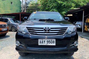 Sell Black 2015 Toyota Fortuner in Mandaluyong