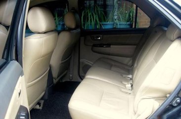 Black Toyota Fortuner 2012 SUV Automatic for sale in Manila