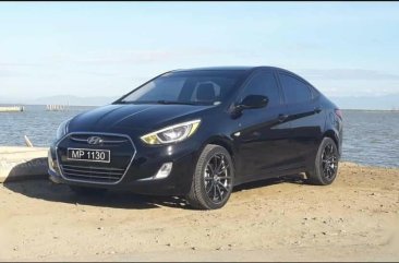 Black Hyundai Accent 2016 for sale in Quezon City