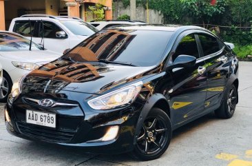 Sell Black 2014 Hyundai Accent in Quezon City