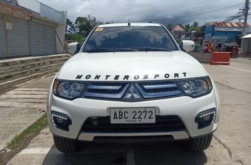 White Mitsubishi Montero Sports GLX 2015 for sale in Baroy