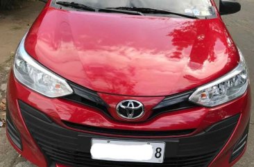 Red Toyota Vios 2018 for sale in Quezon City