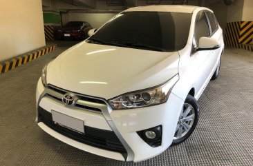White Toyota Yaris 2017 for sale in Manila
