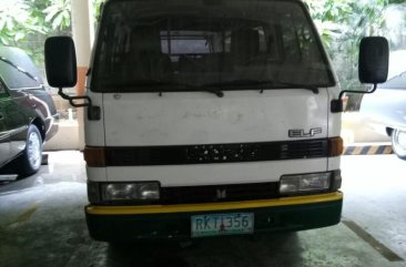 Selling White Isuzu Elf in Bacolod