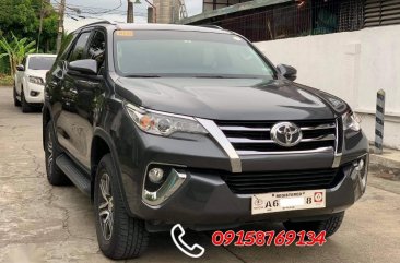 Black Toyota Fortuner 2018 for sale in Las Piñas