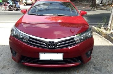 Red Toyota Corolla Altis 2014 for sale in Makati