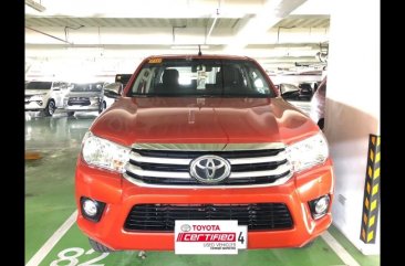 Orange Toyota Hilux 2018 at 27364 km for sale in Manila