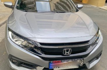 Silver Honda Civic 2016 for sale in Manila