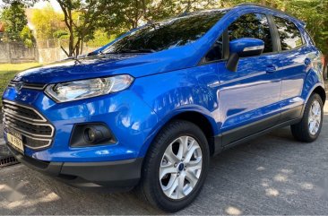 Blue Ford Ecosport 2016 for sale in Quezon