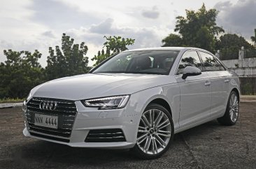 White Audi A4 2017 for sale in Quezon City
