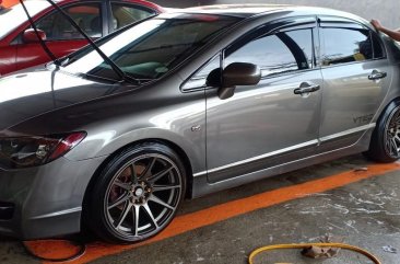 Silver Honda Civic 2009 for sale in Batangas