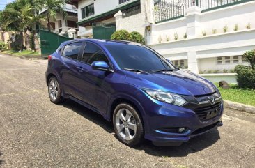 Blue Honda Hr-V 2017 for sale in Quezon City