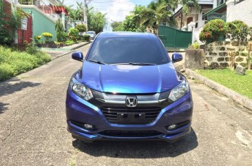 Blue Honda Hr-V 2017 for sale in Quezon City