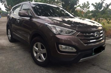 Selling Brown Hyundai Santa Fe 2015 in San Fernando