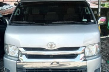 Silver Toyota Hiace 2014 for sale in Tacloban