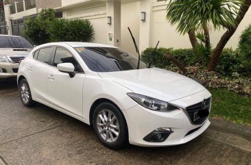 White Mazda 3 2016 for sale in Quezon City