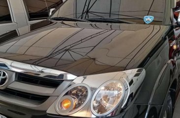 Black Toyota Fortuner 2008 for sale in Quezon City