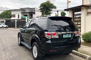 Black Toyota Fortuner 2012 for sale in Manila