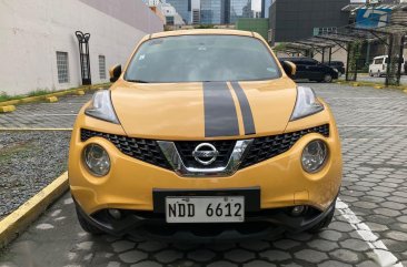 Yellow Nissan Juke 2016 for sale in Manila