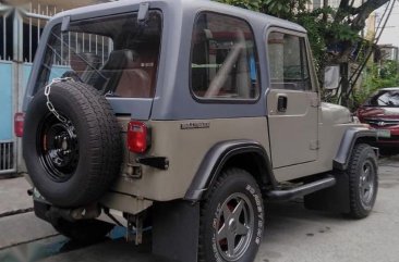 Sell Beige 1995 Jeep Wrangler in Manila