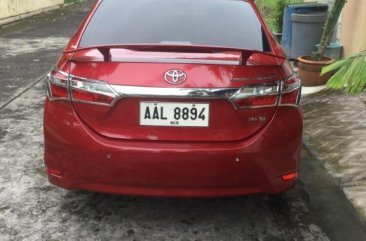 Red Toyota Corolla Altis 2014 for sale in Manila