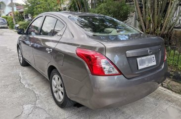 Silver Nissan Almera 2015 for sale in Las Pinas