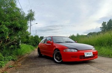 Red Honda Civic 1993 for sale in Antipolo
